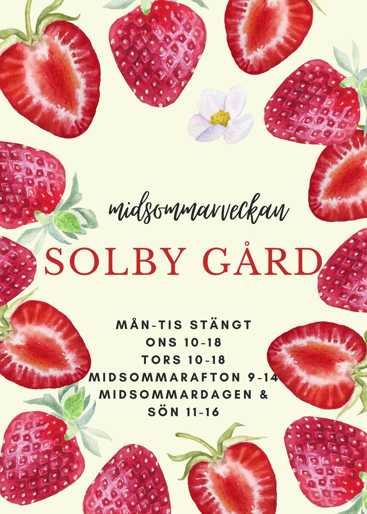 midsommar öppettider